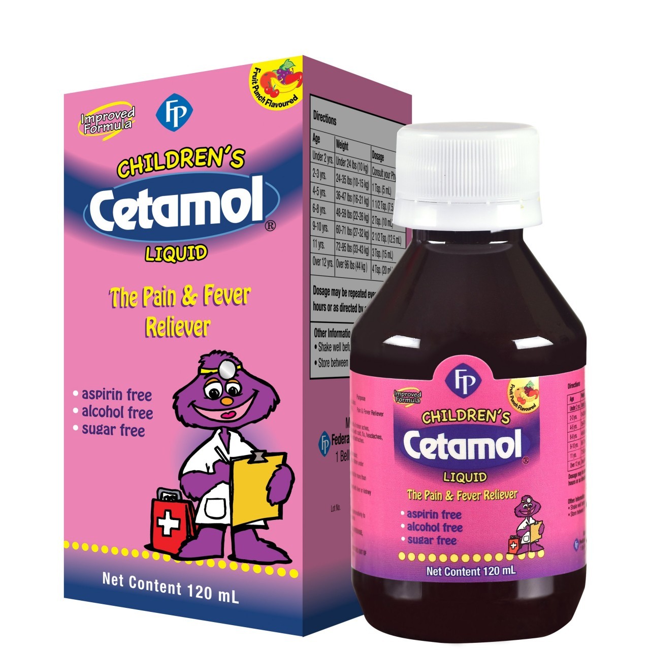 CETAMOL CHILD P&F RELIEF 120ml