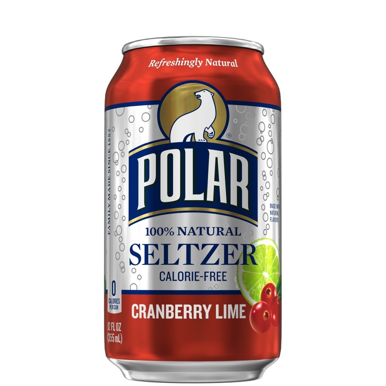 POLAR SELTZER CRAN LIME 355ml