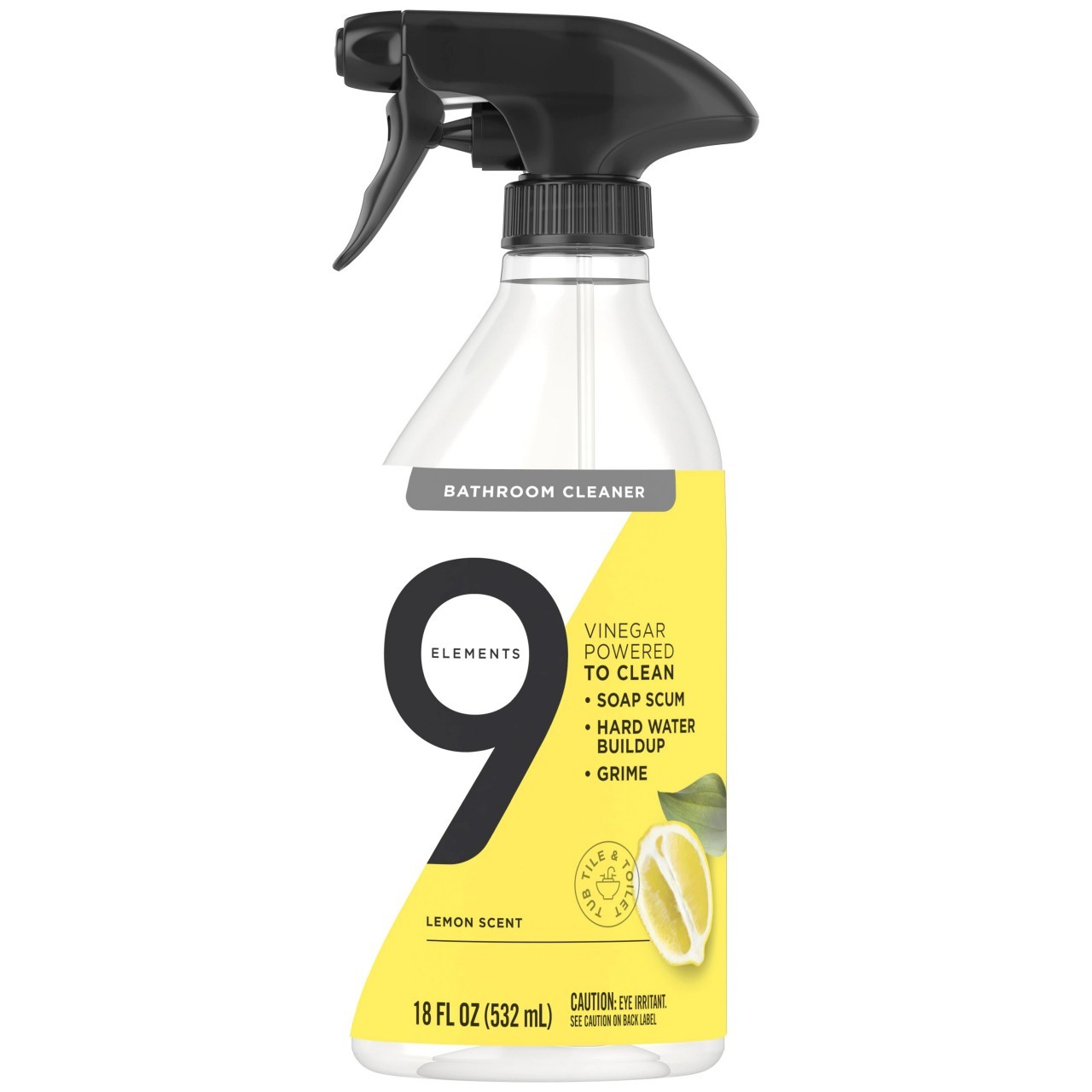 9 ELEMENTS BATHROOM CLNR LEMON 18oz