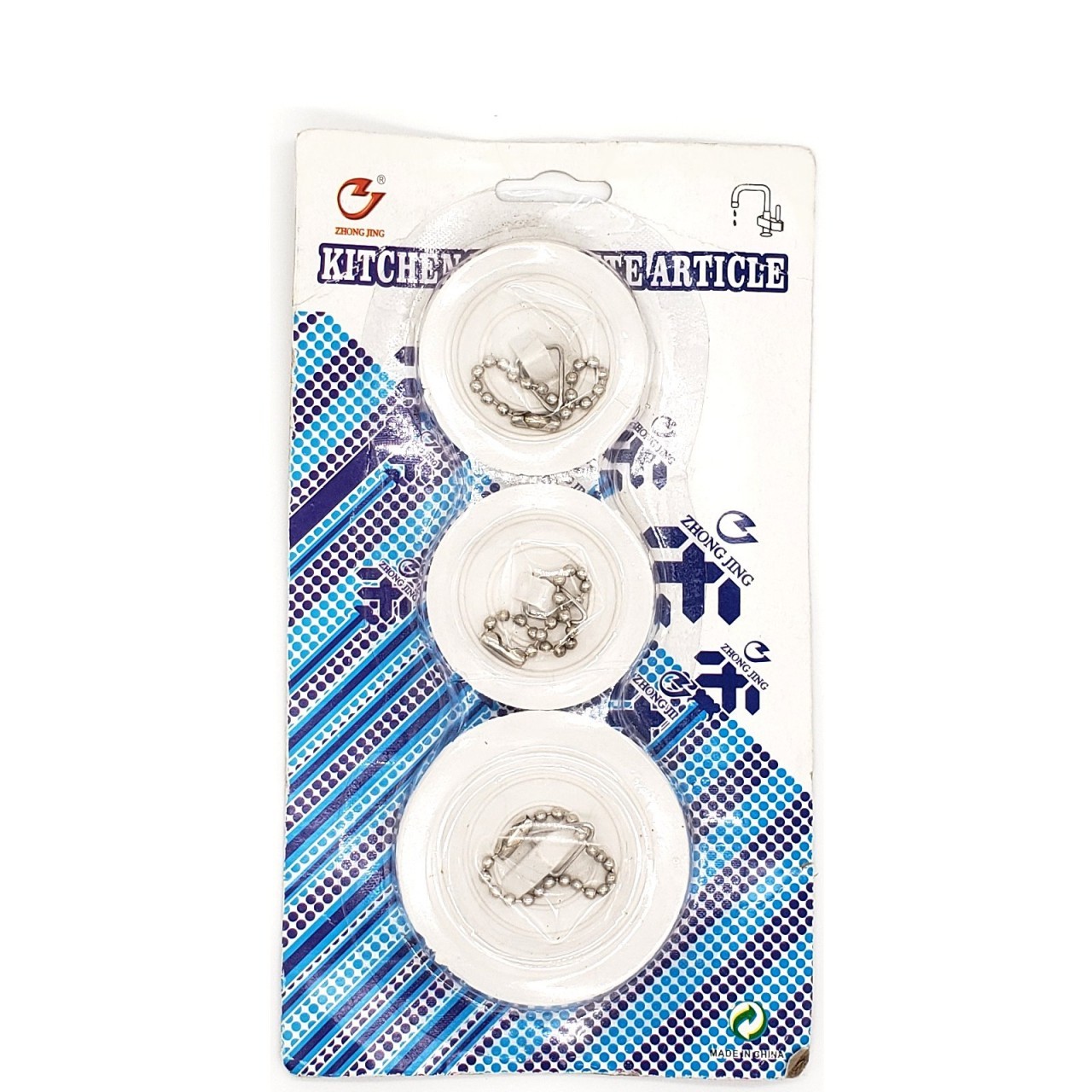 ZHONG JING DRAIN PLUG SET 3pk