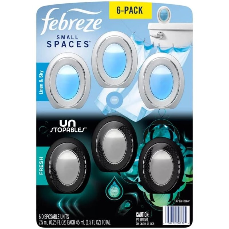 FEBREZE SMALL SPACES VARIETY PK 6x7.5ml