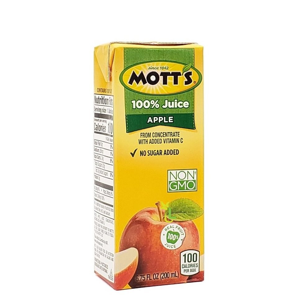 MOTTS 100% APPLE JUICE 200ml