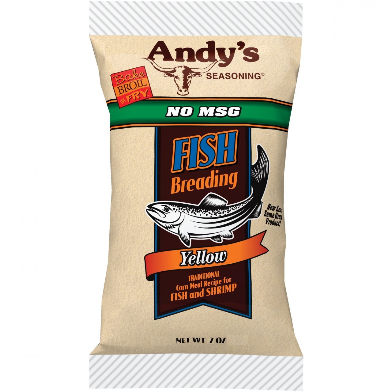 ANDYS YELLOW FISH BREADING 7oz