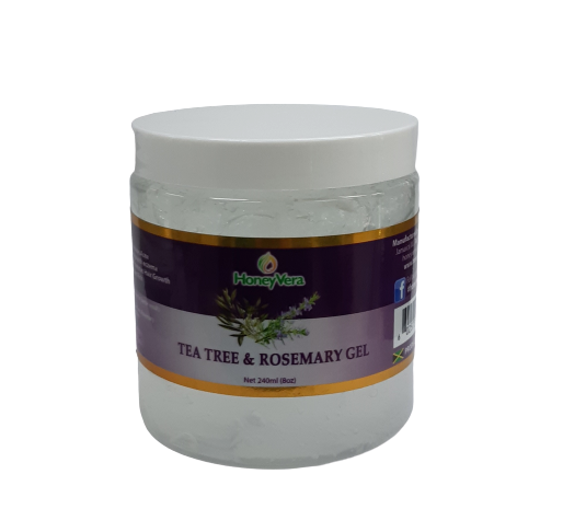 Honey Vera Tea Tree & Rosemary Gel, 8OZ (240ml)