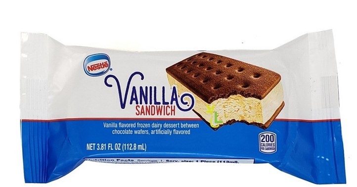 NESTLE ICE CREAM SANDWICH CREAM 112.8ml