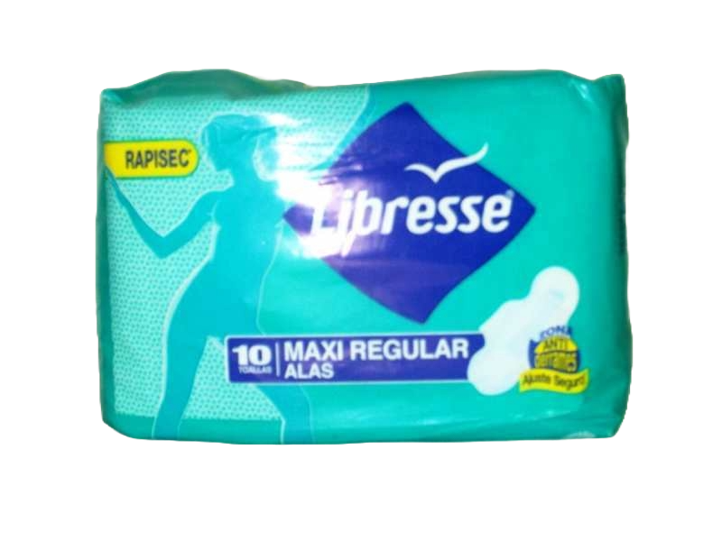LIBRESSE MAXI REGULAR 10’S