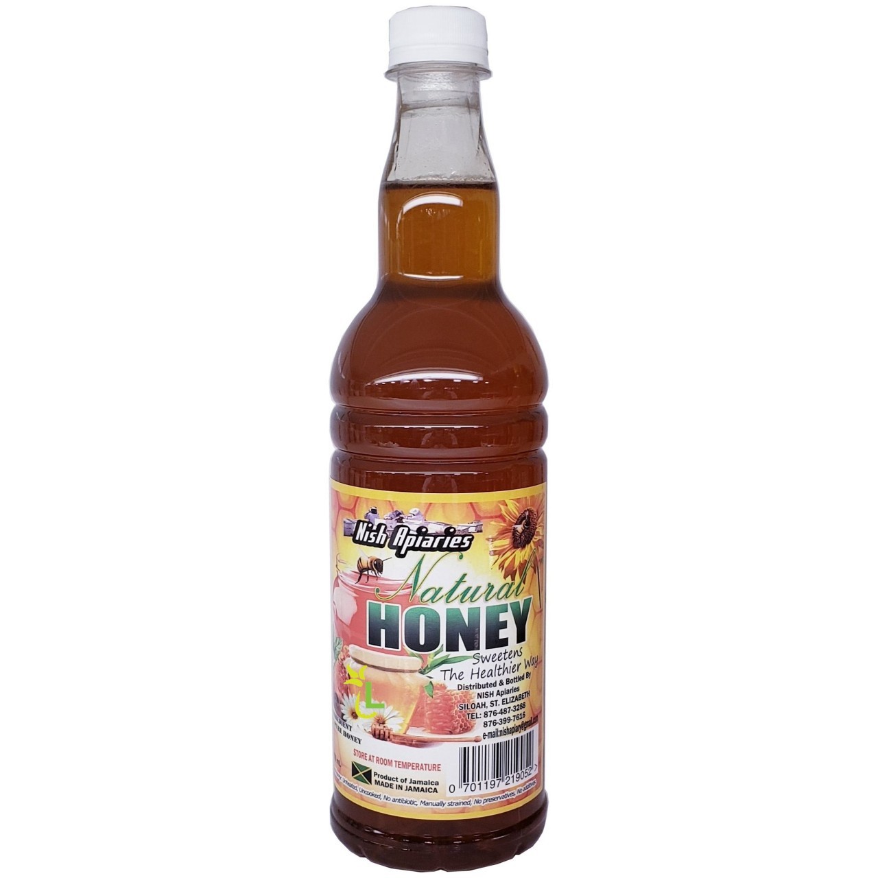 NISH APIARIES NAT JAMAICAN HONEY 750ml