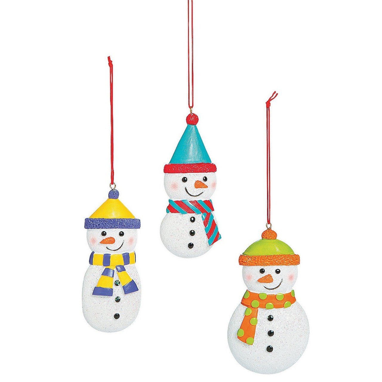 OT XMAS ORNAMENT SNOWMAN 1ct
