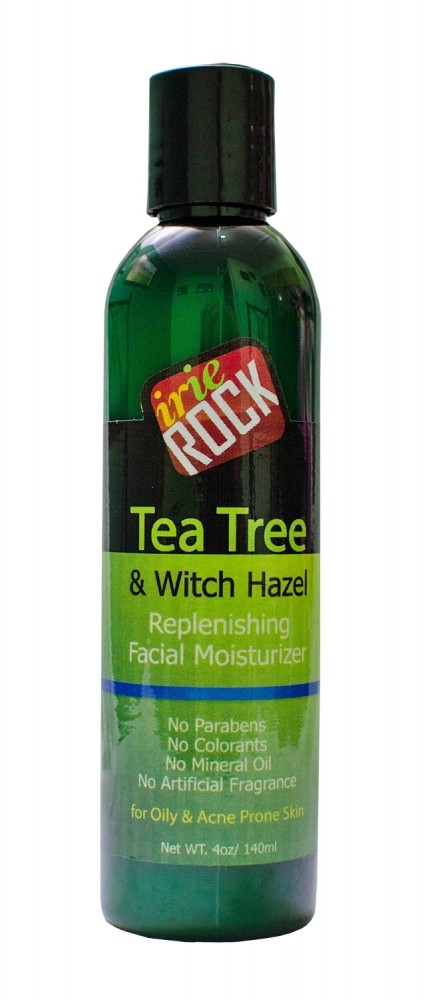 IRIE ROCK Tea Tree & Witch Hazel Facial Moisturizer, 4 fl oz (140 ml)