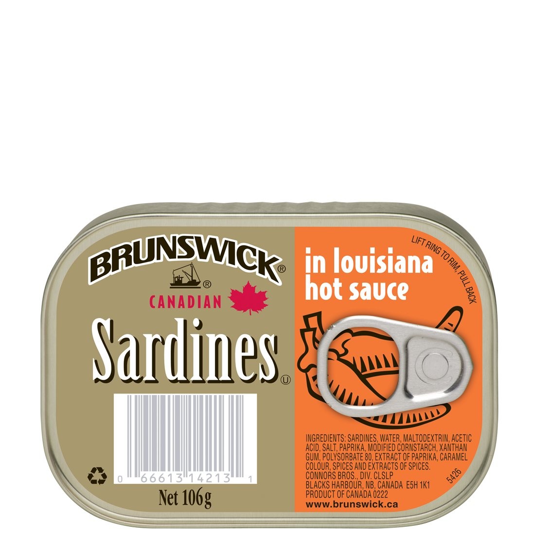 BRUNSWICK SARDINE LA HOT SCE 106g