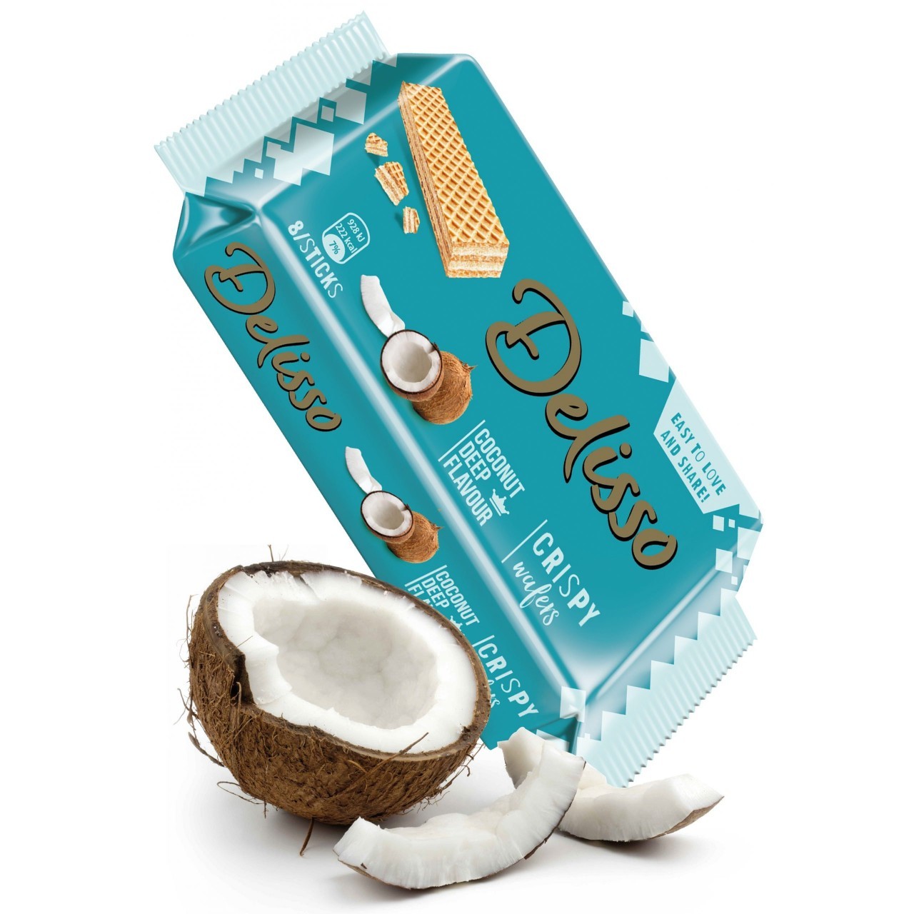 TOREN DELISSO WAFERS COCONUT 8s