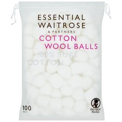 WAITROSE COTTON BALLS 100% 100s