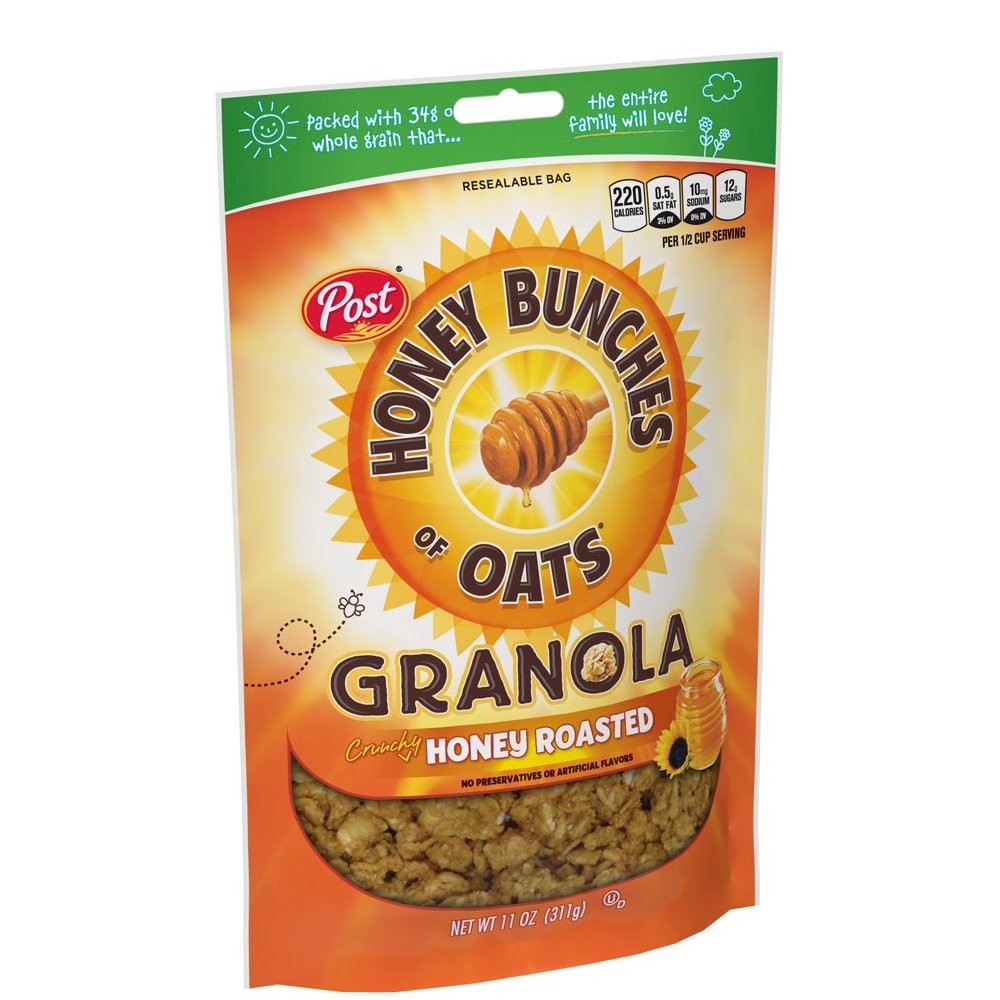 POST HBO GRANOLA HONEY ROASTED 11oz