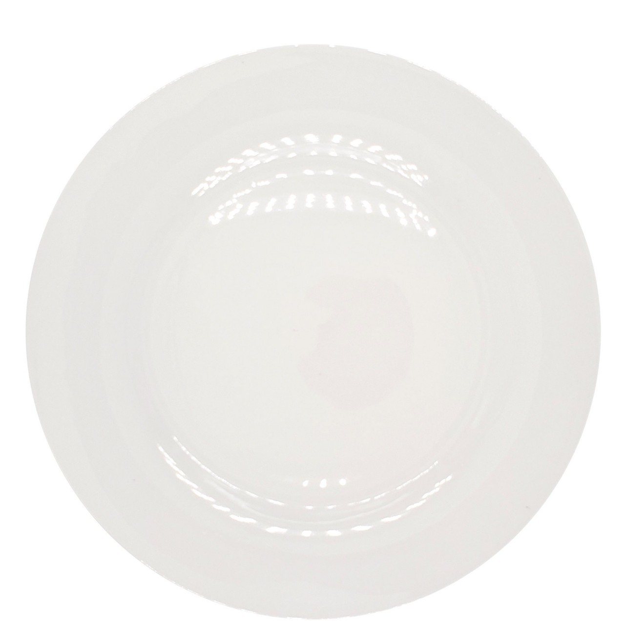 CREATIVE TRADING PLATE DINNER WHITE 10in