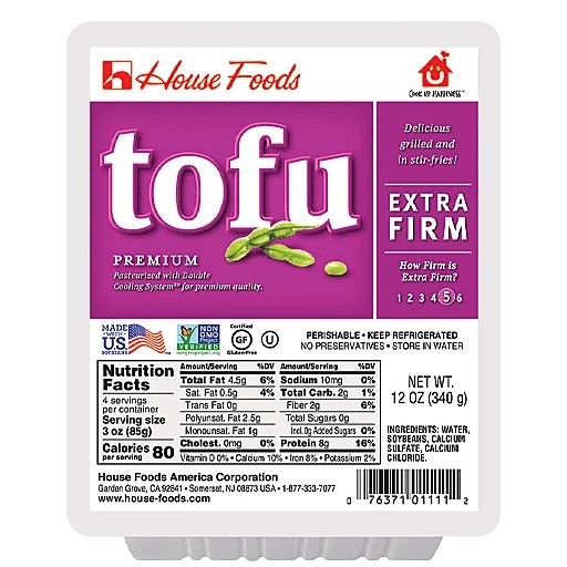 HOUSE FOODS TOFU EXTRA FIRM 14oz