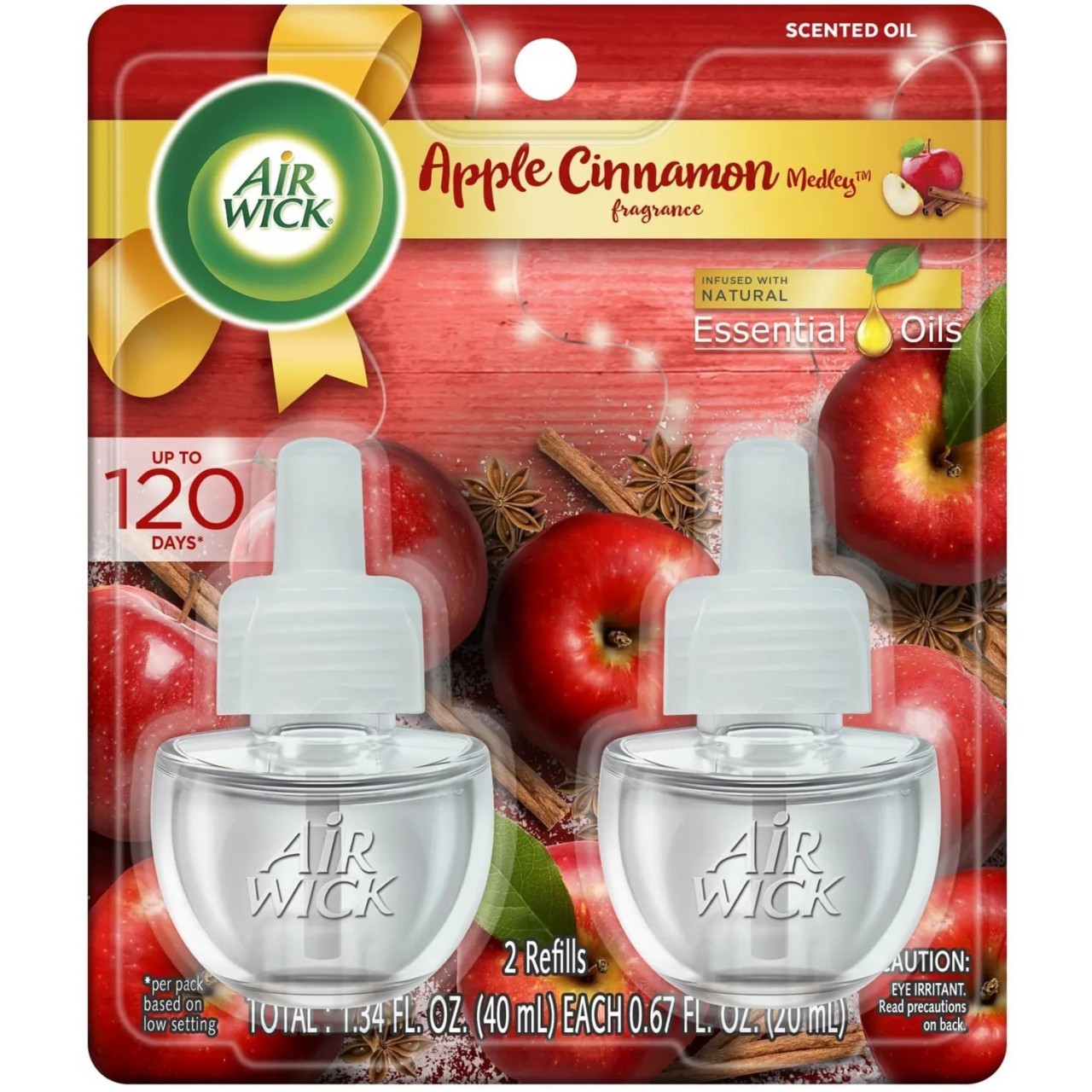 AIR WICK OIL APPLE CINNAMON RF 2x20ml