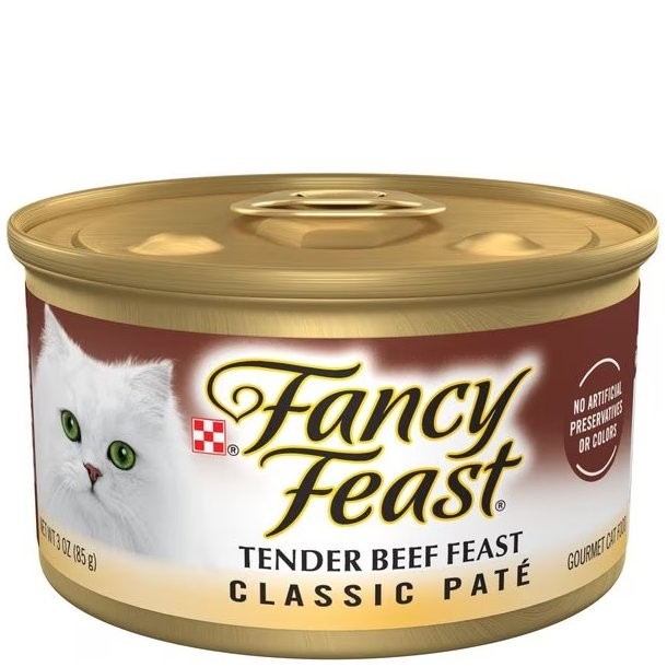 FANCY FEAST PATE TENDER BEEF 3oz