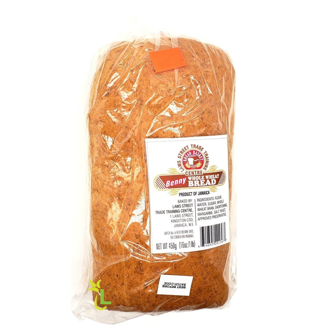 BREAD BASKET BENNY BREAD W/WHEAT 450g