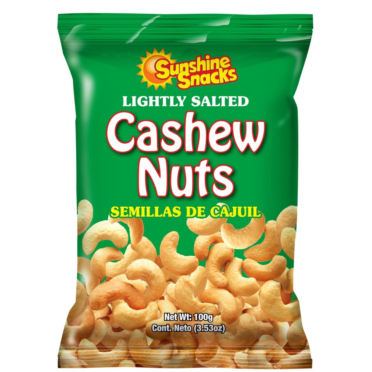 SUNSHINE CASHEW LIGHTLY SALTED 95g