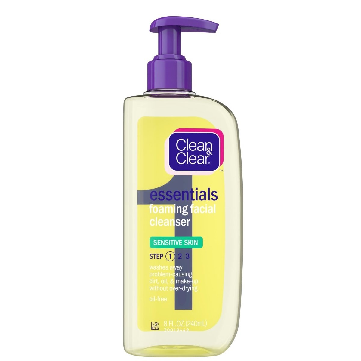 CLEAN & CLEAR FACE CLEANSER S/SKIN 240ml