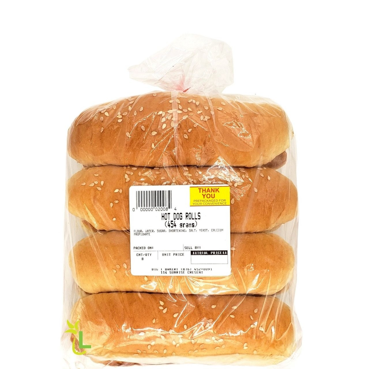 BIG T ROLLS HOT DOG 8ct 454g