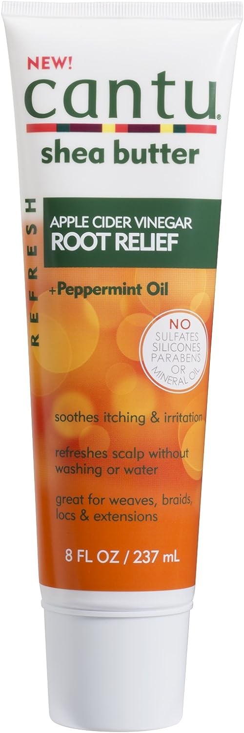 Cantu Refresh Root Relief with Apple Cider Vinegar and Peppermint Oil, 8 Ounce