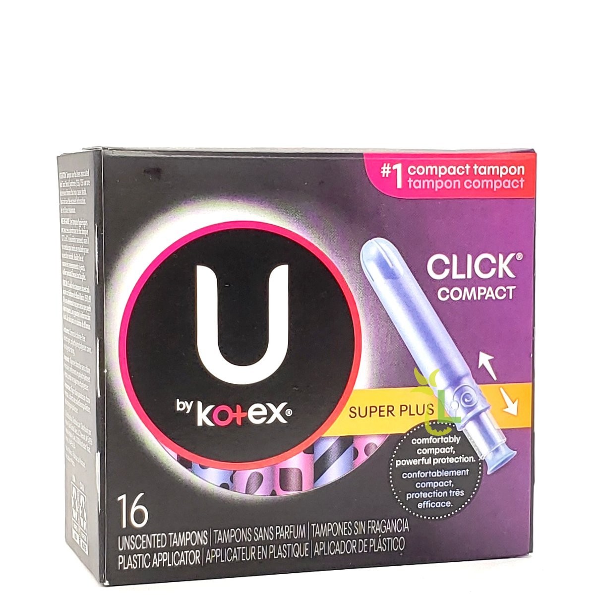 KOTEX U TAMPONS CLICK SUPER PLUS 16s