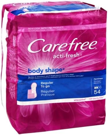 CAREFREE ACTI-FRESH REGULAR UNSCENTED 54’S