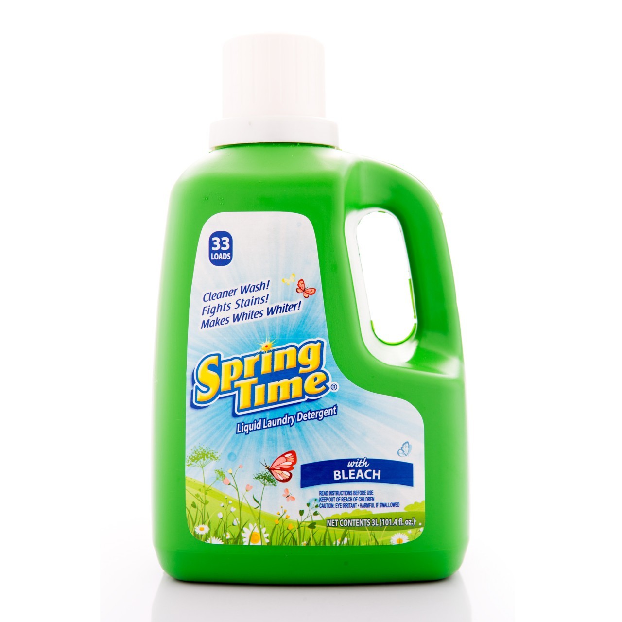 SPRINGTIME DETERGENT W/BLEACH 3L