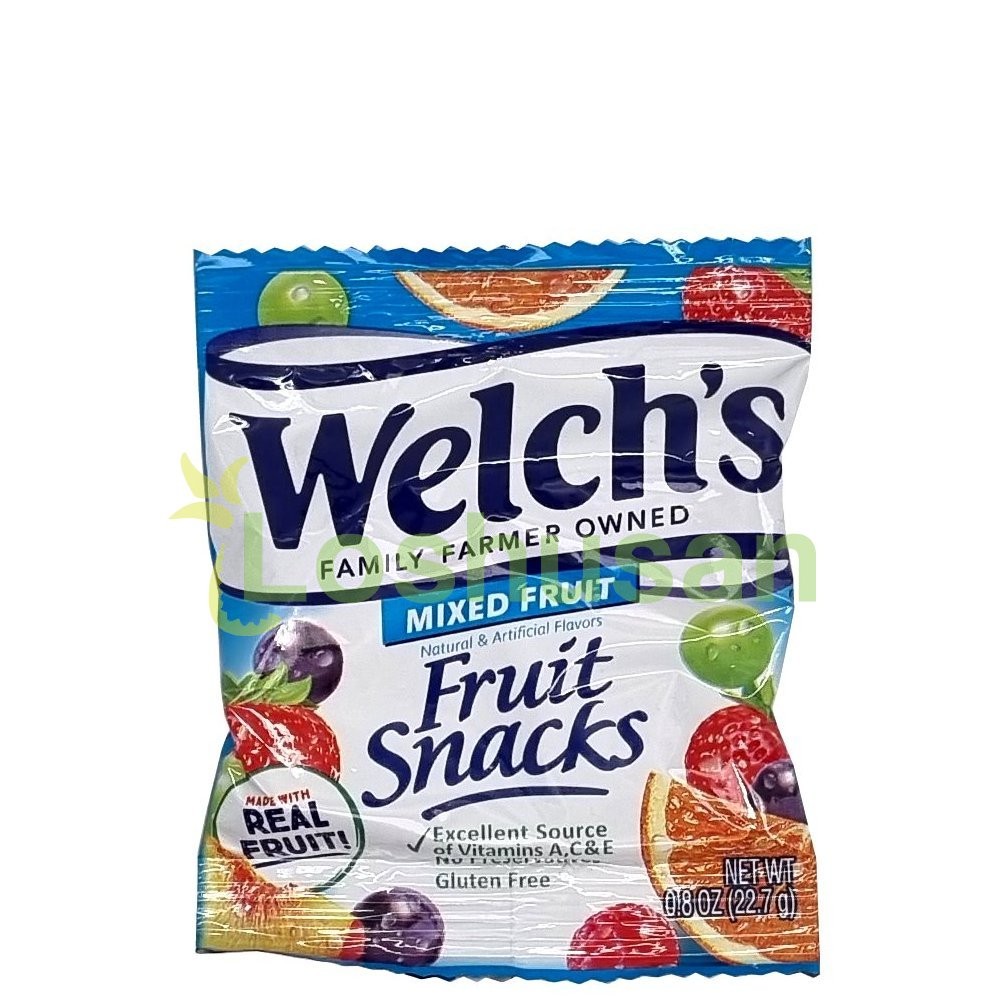 WELCHS FRUIT SNACK MIXED 22.7g