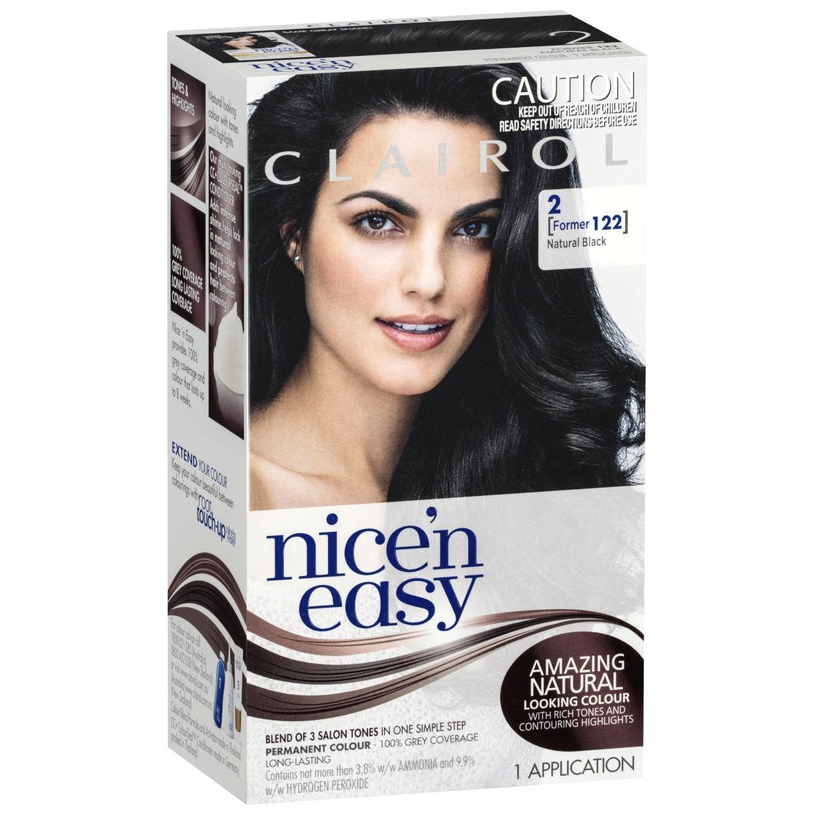 CLAIROL NICE 'N EASY 2 BLACK