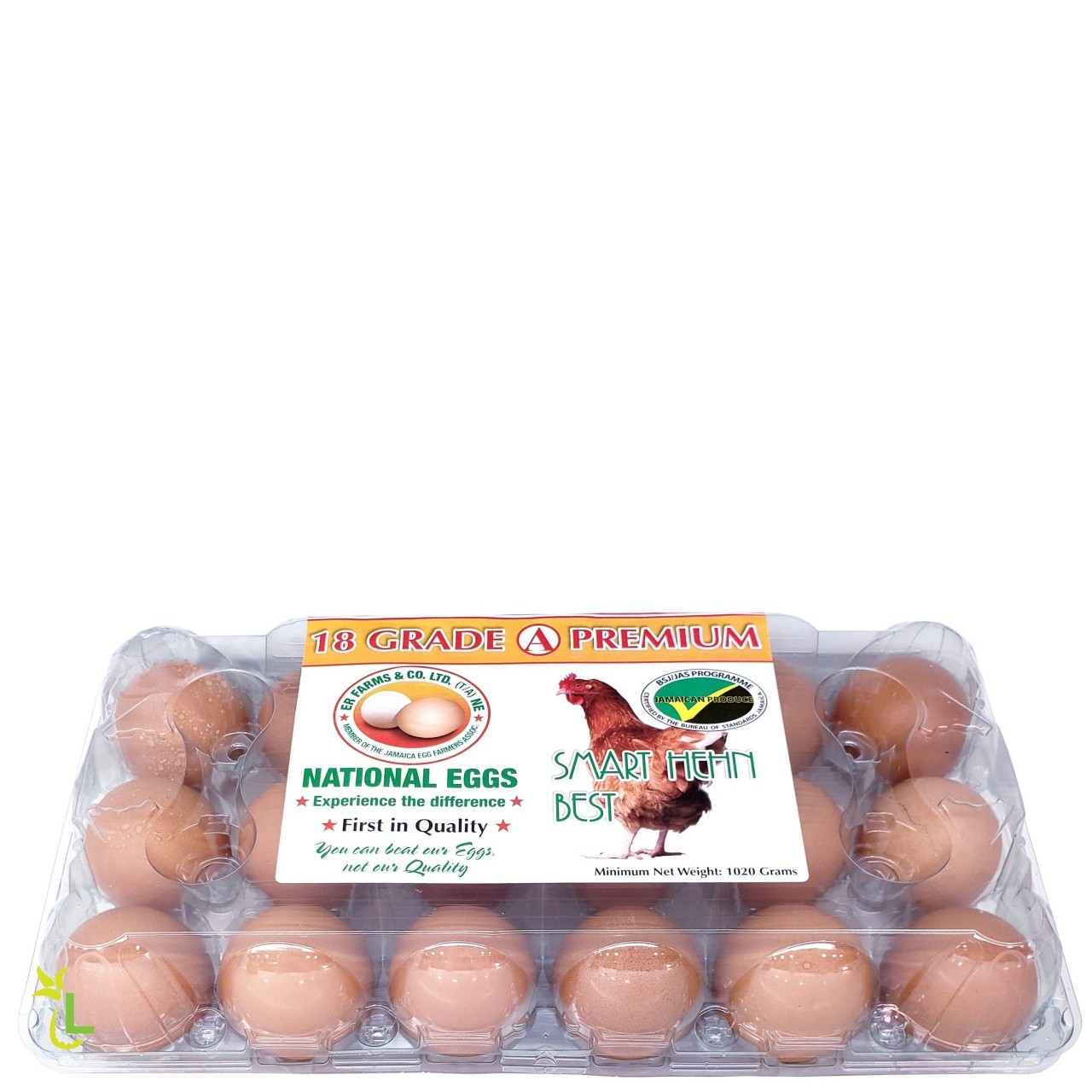 ER FARMS NATIONAL EGGS GRADE A 18s