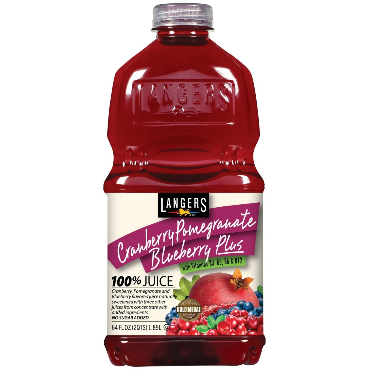 LANGERS CRAN POM B/BERRY 100% 64oz