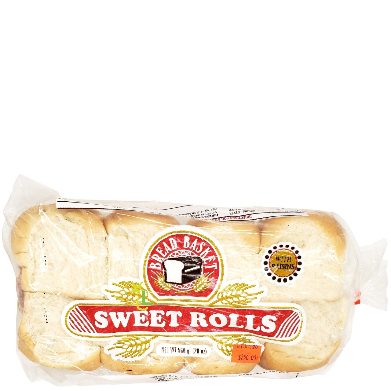 BREAD BASKET SWEET ROLLS 560g