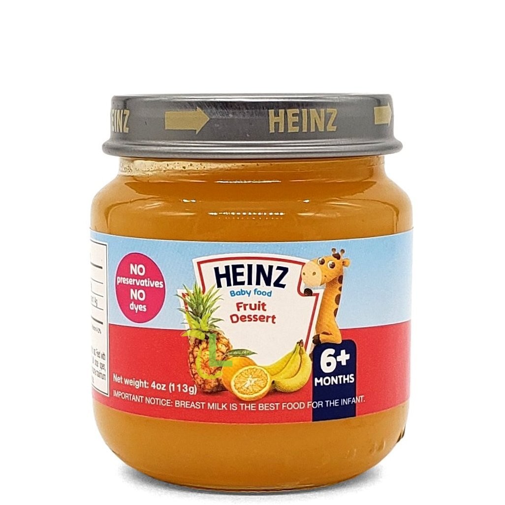 HEINZ STRAINED FRUITS DESSERT 113g
