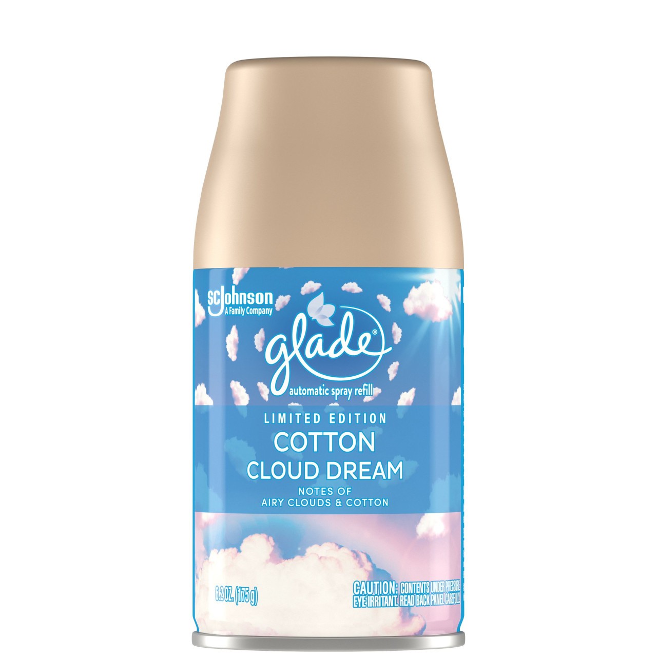GLADE AUT SPR COTTON CLD DREAM RF 6.2oz