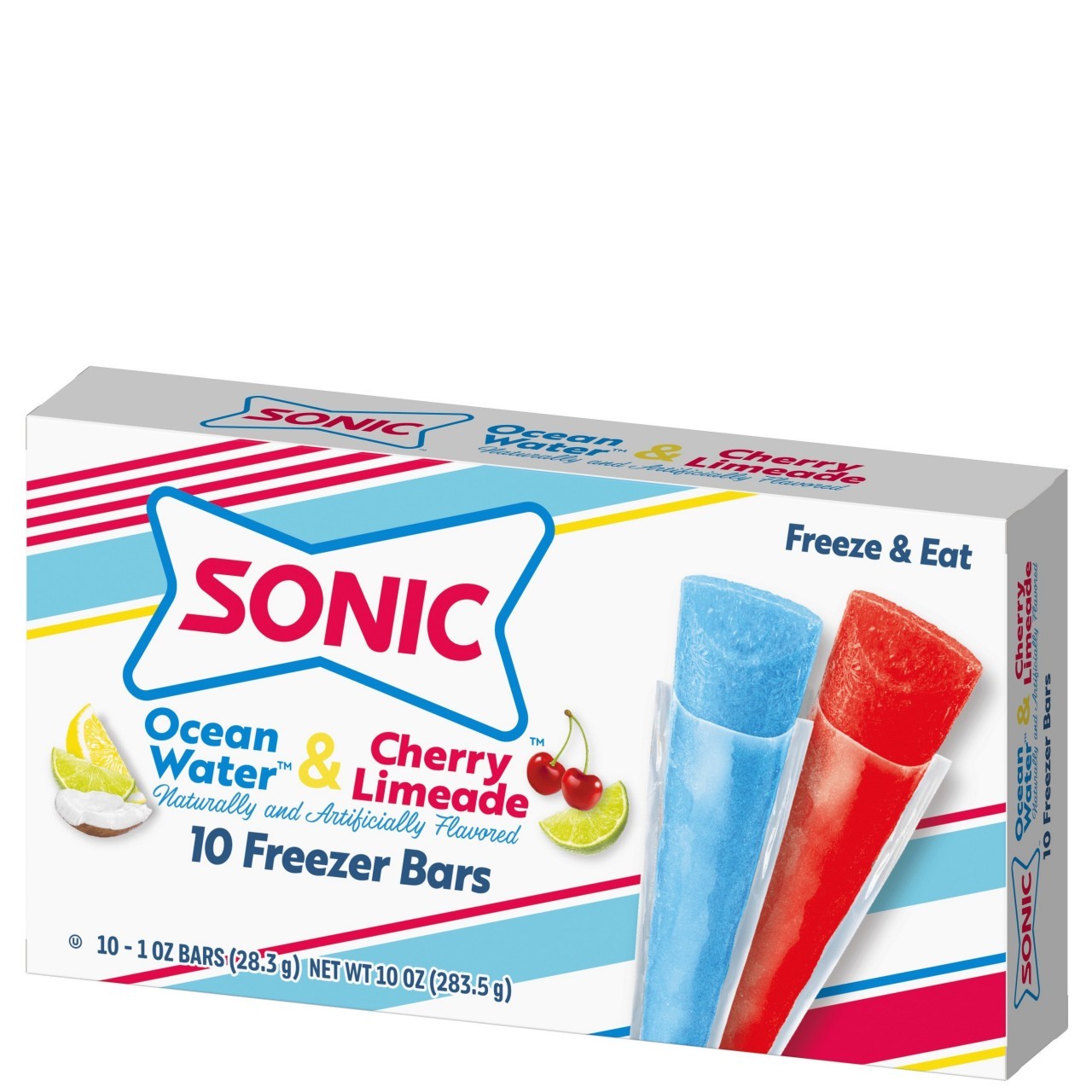 SONIC OCEAN CHERRY FREEZER POPS 10ct