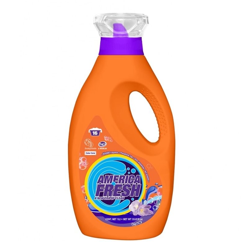 AMERICA FRESH LIQ DETERGENT VIOLET 1L