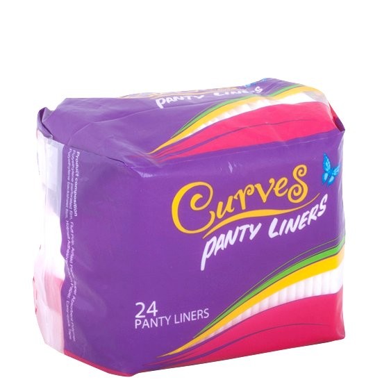 CURVES PANTY LINERS 24s