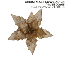 Santini Christmas Pick Flowe