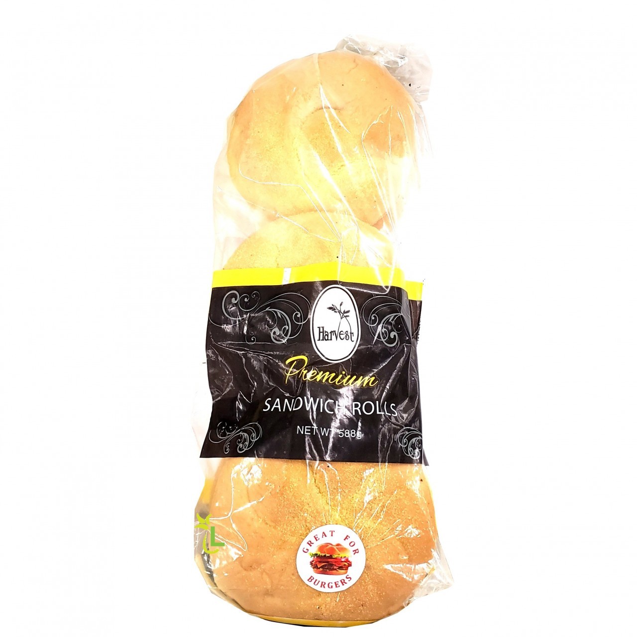 HARVEST ROLLS SANDWICH PREM 6ct 588g
