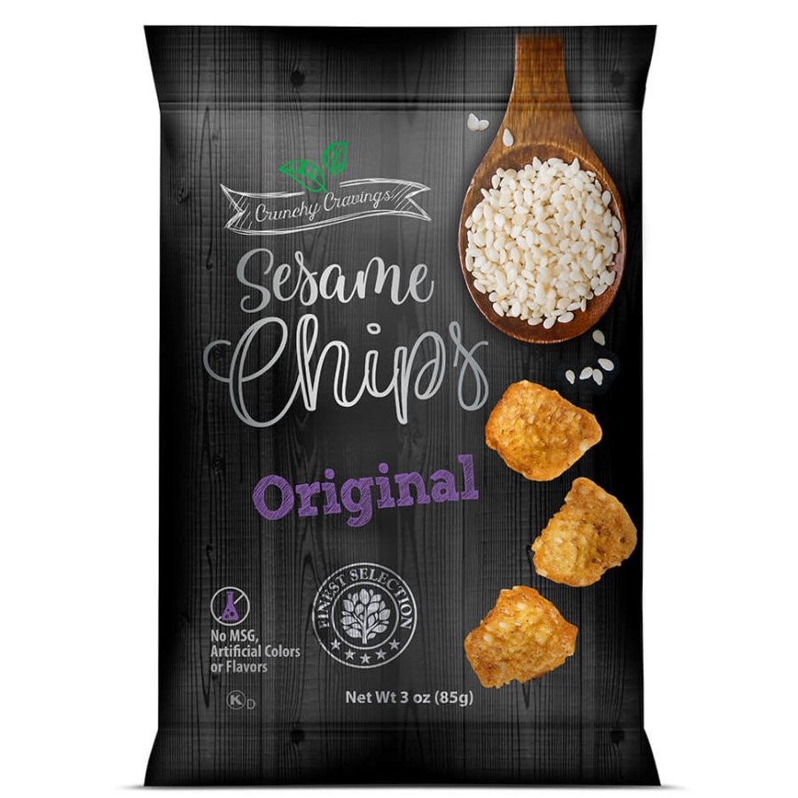 CRUNCHY CRAV SESAME CHIPS ORIGINAL 85g