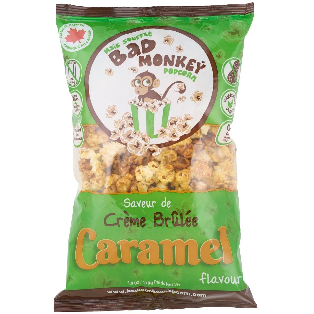 BAD MONKEY POPCORN CARAMEL 170g