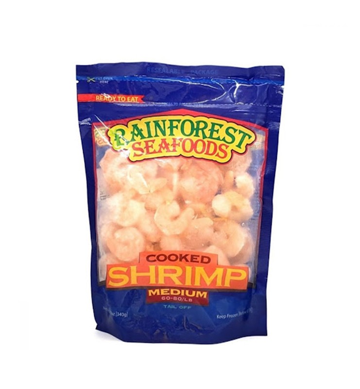 RAINFOREST SHRIMP COOKED 60-80 MED 340G