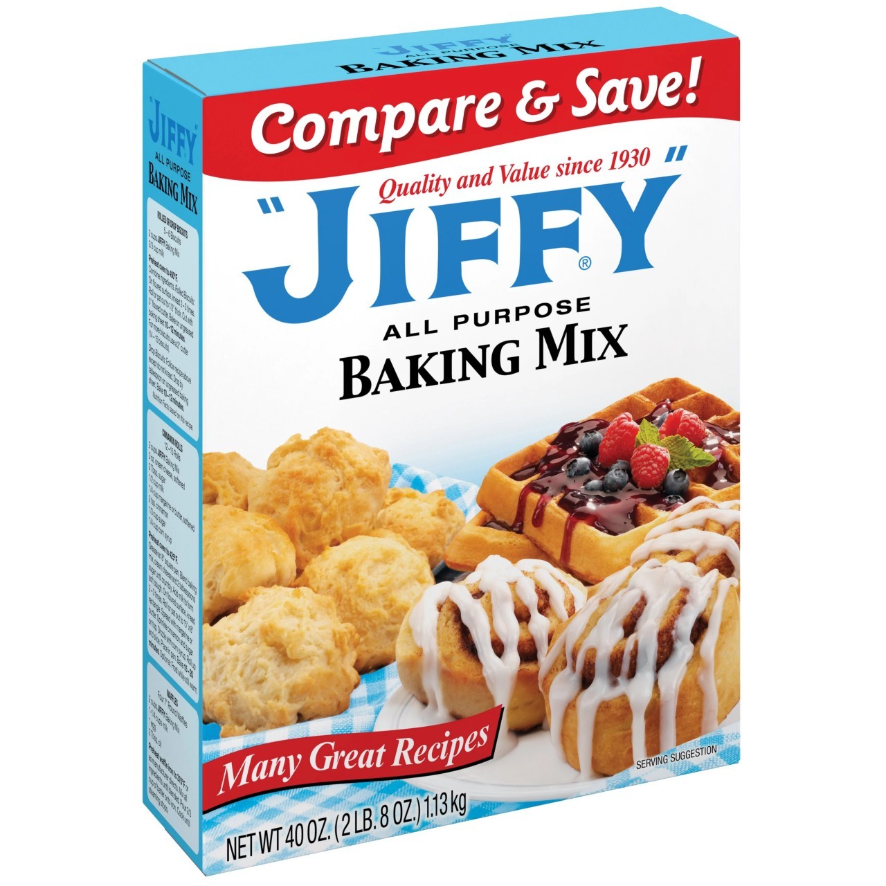 JIFFY BISCUIT BAKING MIX 40oz
