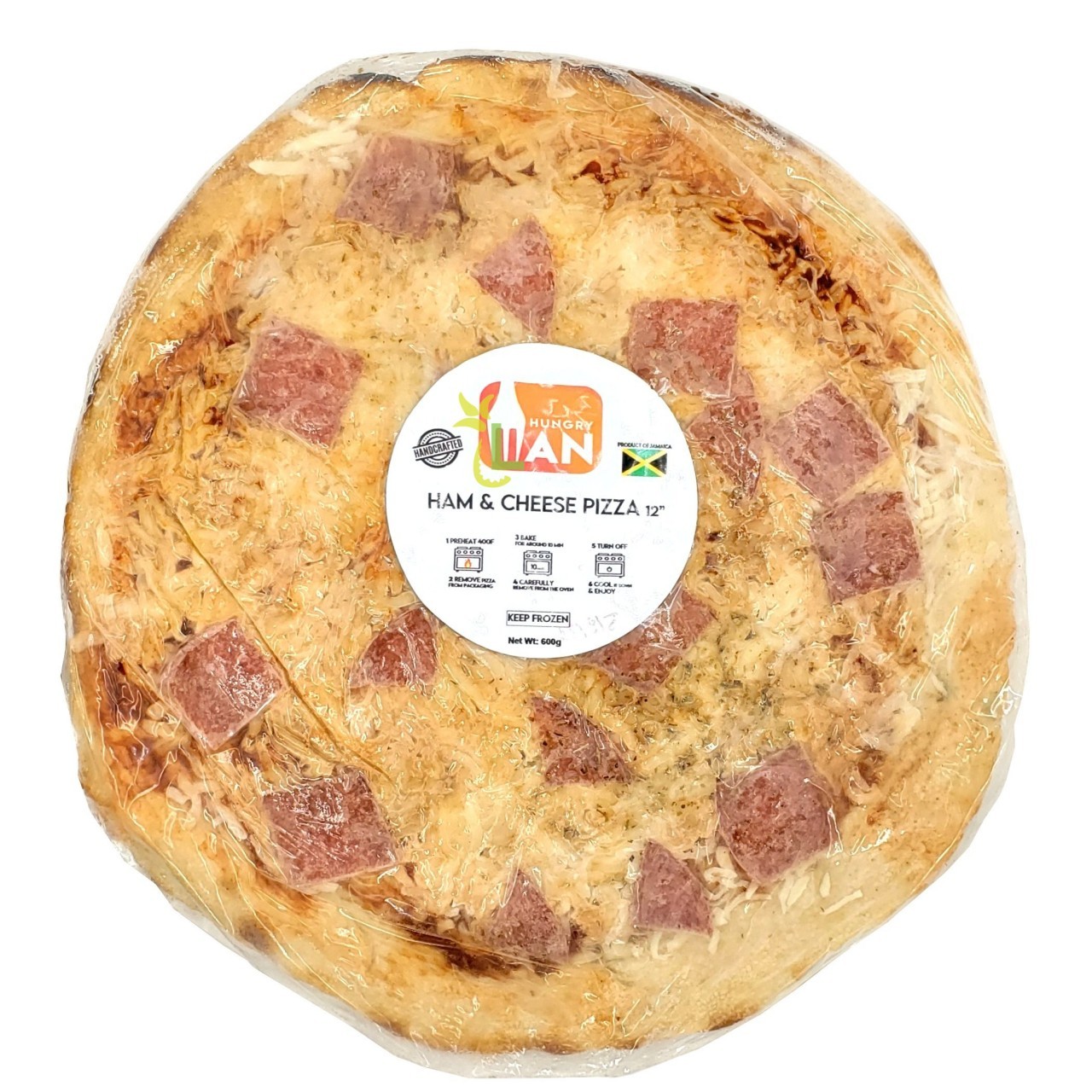 HUNGRY MAN PIZZA HAM & CHEESE 12in