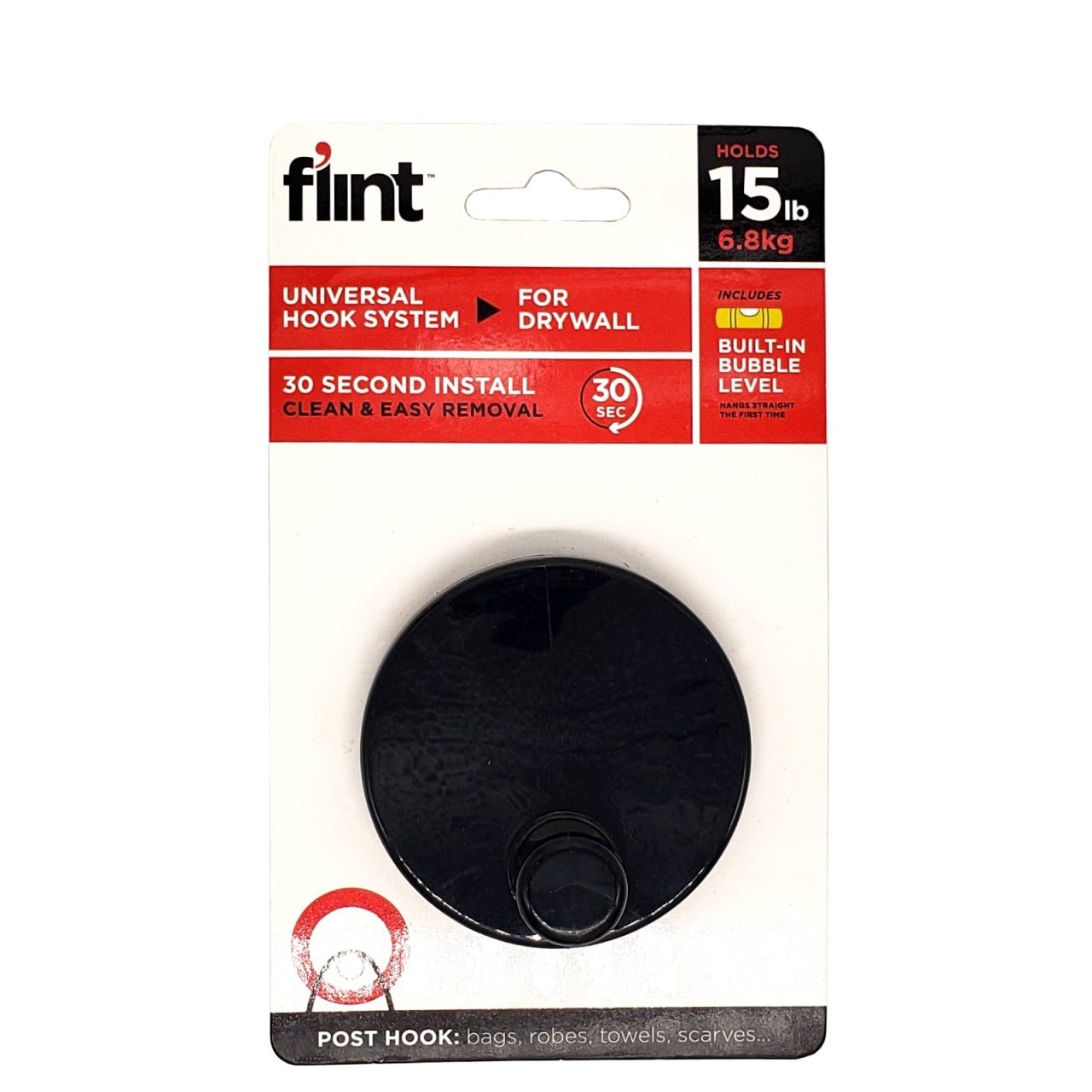 FLINT HOOK POST BLACK