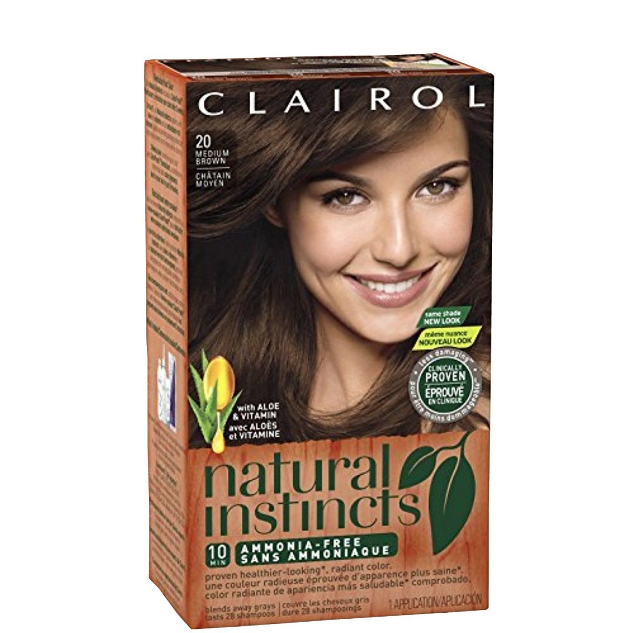 CLAIROL NAT INST 020 HAZELNUT