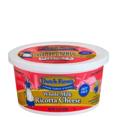 DUTCH FARMS RICOTTA WHOLE MILK 15oz