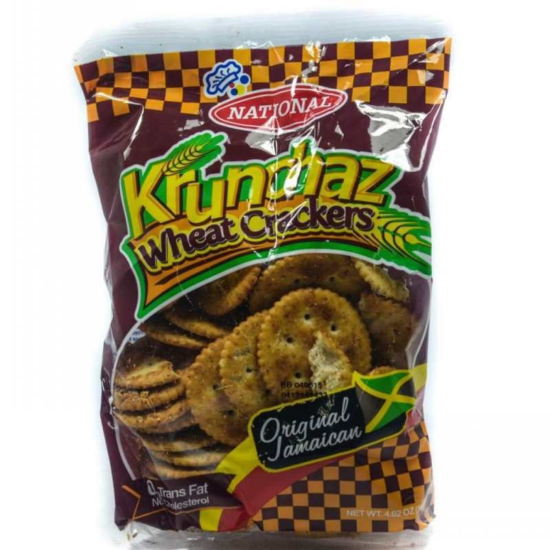 NATIONAL KRUNCHAZ WHEAT CRACKERS 114G